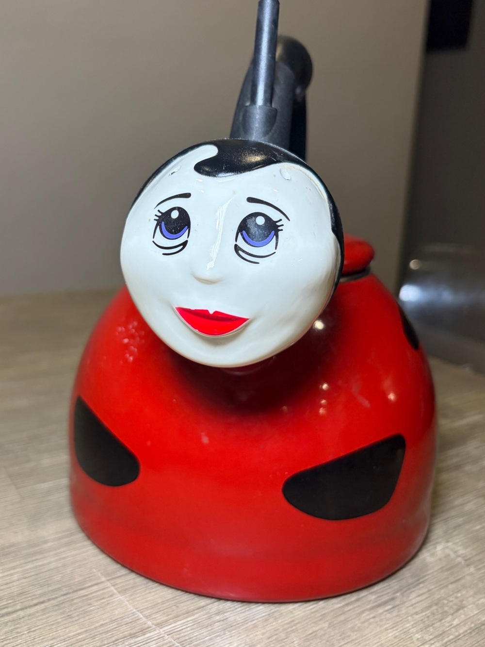 Kamenstein Ladybug Whistling Tea Kettle vintage